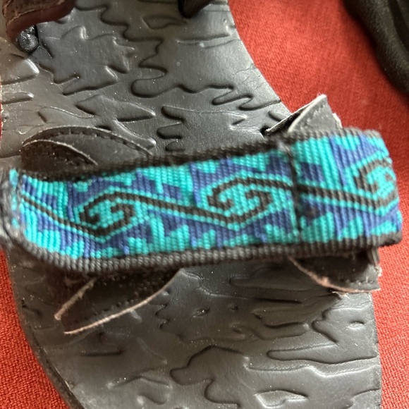 OP Black and Blue Outdoor Sandals with Adjustable Straps - Picture 2 of 8